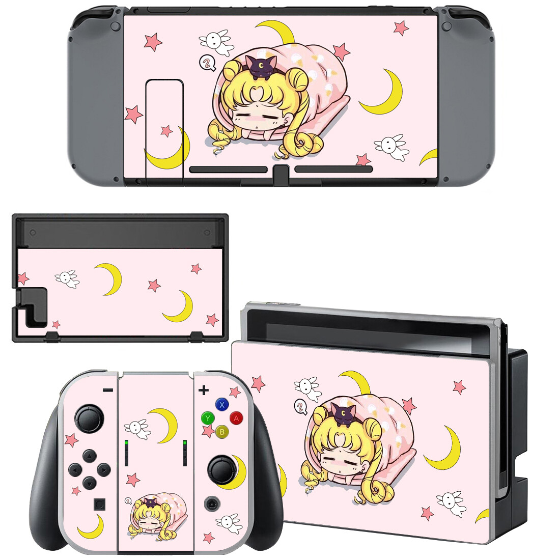 Vinyl Skin Sailor Moon Nintendo Switch Lite Skin Nintendo Switch