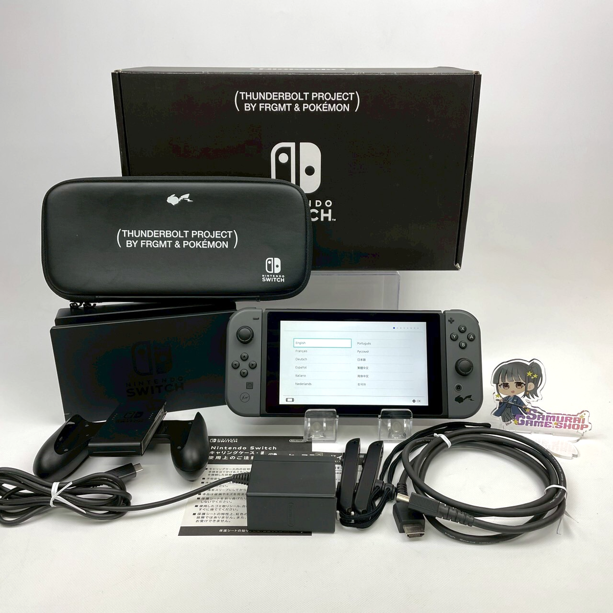 Nintendo Switch - Thunderbolt project by FRGMT 任天堂 Switch First Photos Of The Really Rare Nintendo Switch Thunderbolt