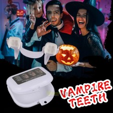 Halloween Scary Party Cosplay Vampire Fangs Retractable Teeth Dress Costume New