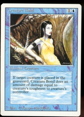 MTG - Creature Bond (55) - Revised Edition - Vintage Magic the Gathering
