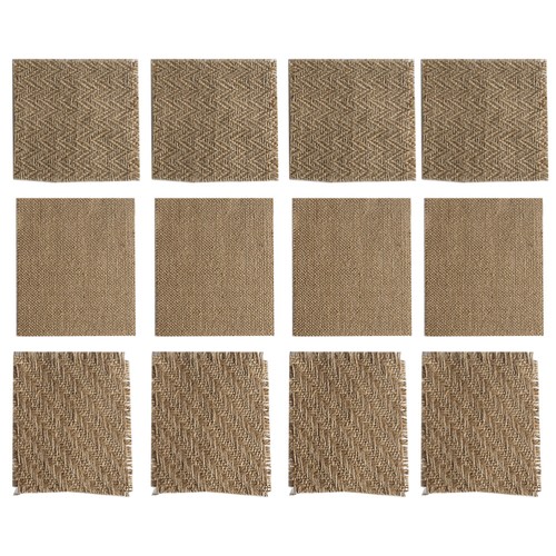 Bier Jute Burlap Baby Tischset Retro Untersetzer Getränke Untersetzer - Bild 12 von 12