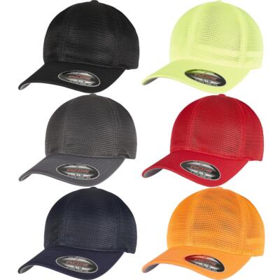 FLEXFIT 360 OMNIMESH Cap Basecap Trucker Mesh Hat Kappe atmungsaktiv Sport Mütze