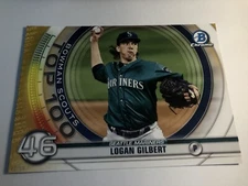 2020 Bowman Scouts Top 100 Jumbo 5x7 Logan Gilbert Mariners BTP-46 /10