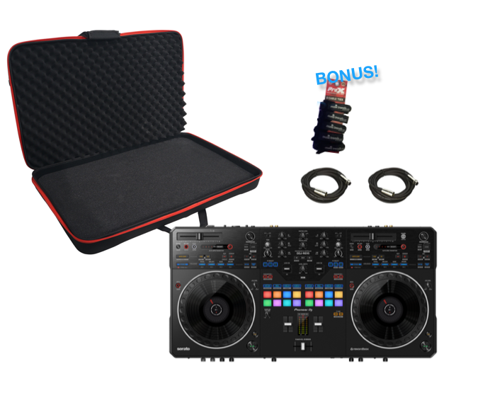 Pioneer DJ DDJ-REV5 Scratch Style DJ controller w/ Carry Bag +