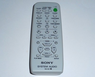 Sony RM-SE1 System Audio Fernbedienung Original Original für CMT-SE1 Es ist eine Sony