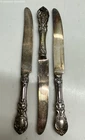 (Y) Reed & Barton Francis Sterling Handled 9.5 Inches Dinner Knives 239 Grams