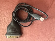 1 BELKIN F5U002 USB to Parallel Printer Adapter Cable Excellent Condition