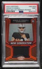 2023 Certified New Generation Jerseys Mirror Orange Aidan O'Connell PSA 9 0s2w