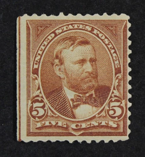 CKStamps: US Stamps Collection Scott#270 5c Grant Mint LH OG Tiny Thin