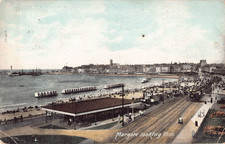 POSTCARD - KENT - MARGATE - LOOKING EAST - POSTED 1909 - HARTMANN