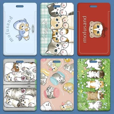 Popular Cute M-Mofusand Cat Credential Badge Holder Card Holders Student Campus