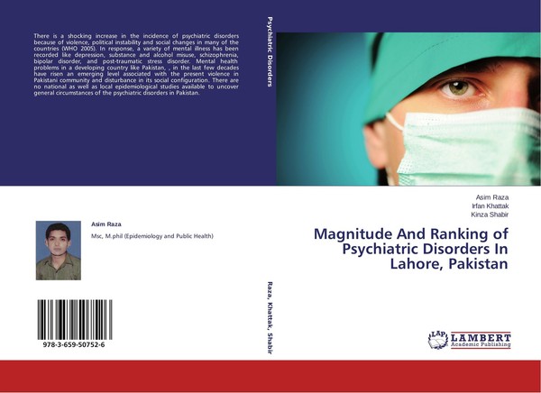 Magnitude And Ranking Of Psychiatric Disorders In Lahore, Pakistan Asim Raza-image
