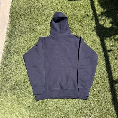 Navy Supreme Bandana Box Logo Hoodie Size Medium FW19 | eBay