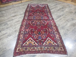 Anatolian Geometric Vintage Turkish Rug,VillageMade Turkish Rug 3.8x9.4