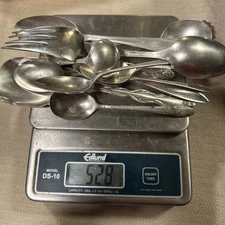 Mixed 1847 Antique Wm Rogers MFG Co Silver-Plated Flatware Set 528g  Mixed Lot