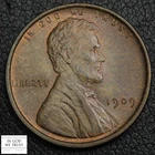 1909 Lincoln Wheat Copper Cent 1C (MS BU Brilliant Uncirculated)