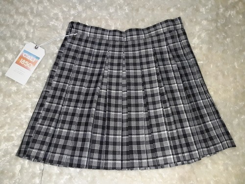 NWT Cali 1850 Los Angeles Skirt Plaid Pleated School Girl Preppy Punk Academia S - Picture 2 of 7