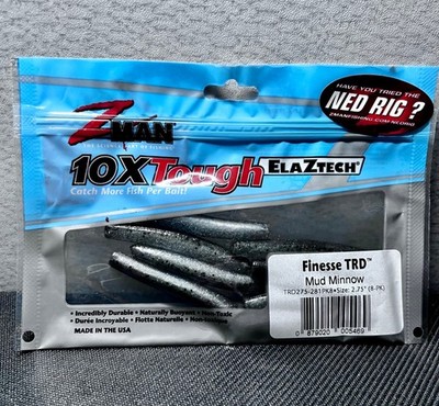Z-Man Finesse TRD 2.75''  (8 Pack) Coppertreuse Fishing Lures-3 Pack Lot