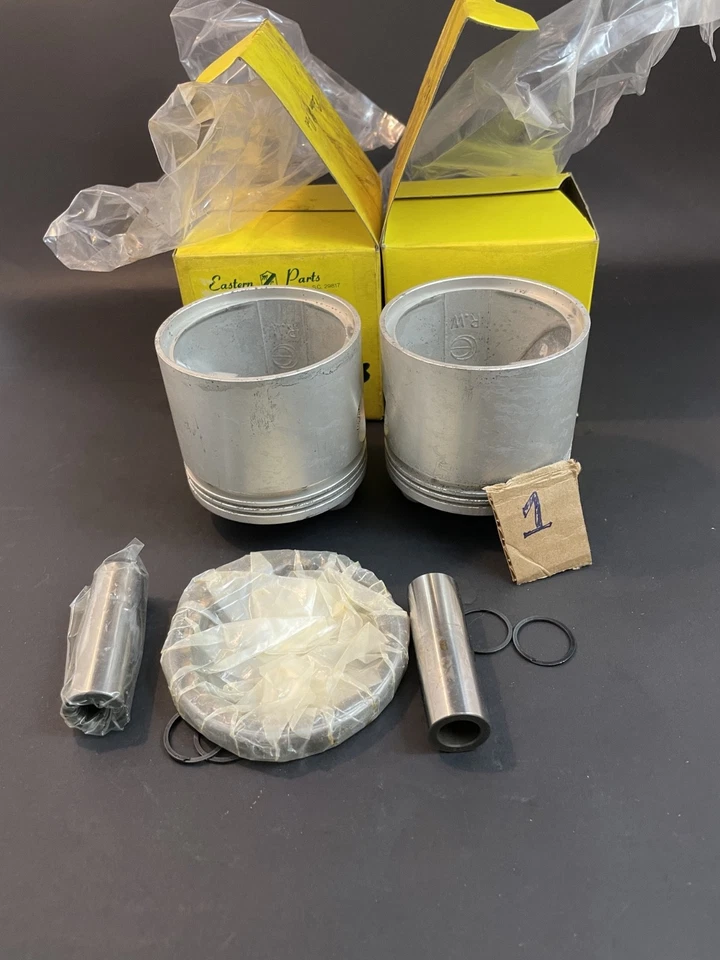 Juego de 1000 pistones Eastern MC Parts Harley Sportster E-816 .030 talla 9:1 compuesto Nuevo de Lote Antiguo Foto 4 de 4