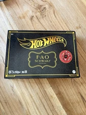 Hot Wheels F.A.O Schwarz 1:64 Metal Cars - Gold, Pack of 8