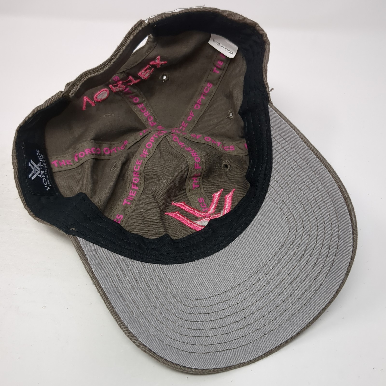 Vortex Strapback Hat Brown One Size Solid Embroid… - image 7