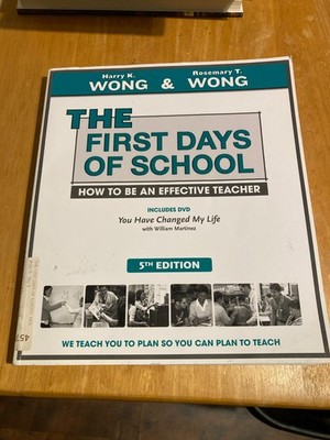 THE First Days of School: How to Be - Paperback, by Wong Harry K; SEE PIX