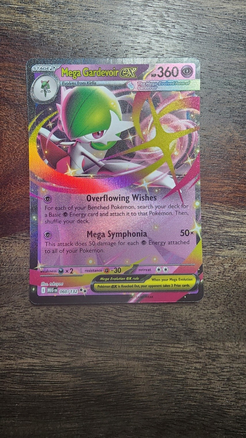 Mega Gardevoir ex - Double Rare ME01: Mega Evolution 060/132 NM Holo