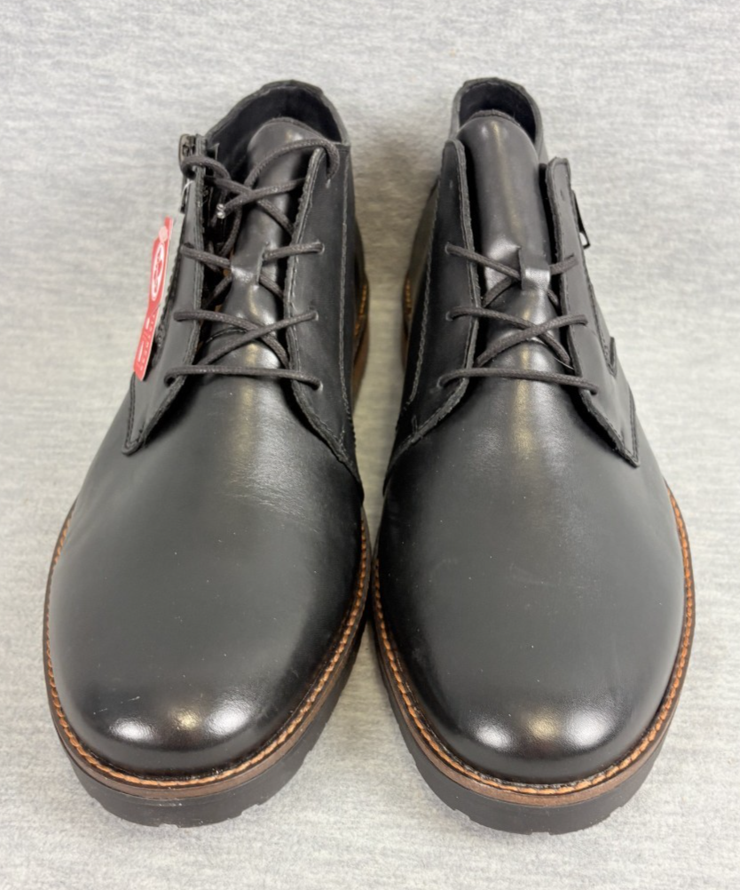 Rieker Dustin 09 Chukka Boots Mens 11.5 Black Leather Ankle 