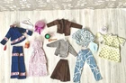 Barbie & Others Doll Clothes & Accessories Lot Assorted Sizes 1970s Vintage
