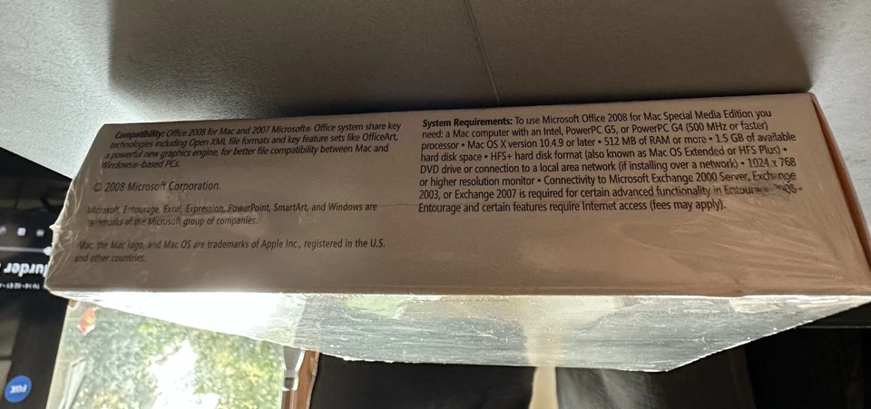 Microsoft Office Mac 2008 with Expression Media NIB - Image 4 of 4