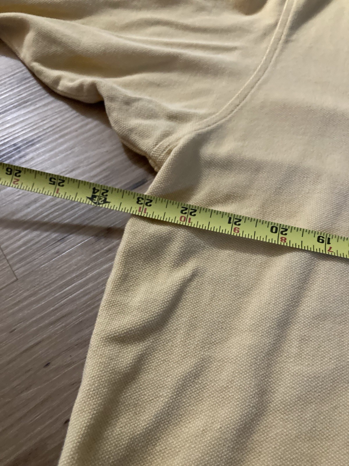 Vintage Brooks Brothers Polo Shirt Mens Large Yellow Cotton Short Sleeve thumbnail 4