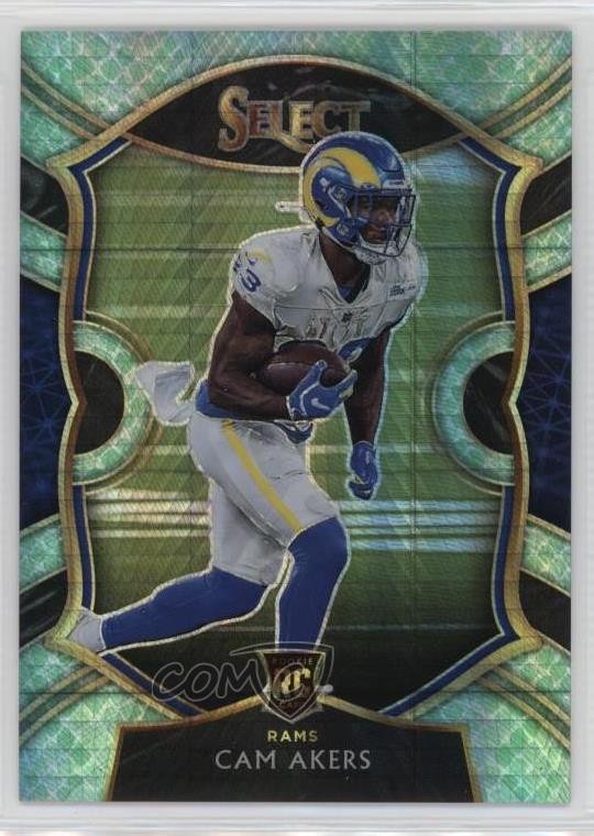 2020 Panini Select Concourse Dragon Scale Prizm /67 Cam Akers #55 Rookie RC