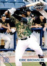 2024 Biloxi Shuckers Choice #3 Eric Brown Jr. Bossier City Louisiana LA NM Card