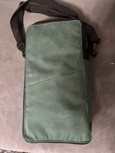 Picnic Travel Insulated Canvas Wine Tote Bottle Carrier with 4 Glasses Glasses