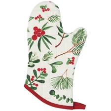 Now Designs Chef Oven Mitt, Winterberry Christmas (NOM2343D)