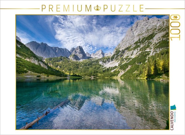 Calvendo Puzzle Shores Of Lake Seeben | 1000 Pieces, Finished Size 25.2 × 18.9 I-image