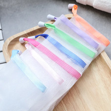 Double-Layer Soap Saver Bag Quickly Foam Drawstring Design Non-Slip Portable Han