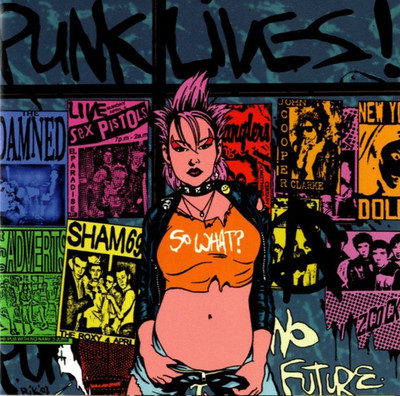 V/A - PUNK LIVES (2 x CD) UK SUBS, 999, NOSEBLEEDS, THE STIFFS, DAMNED, ADVERTS