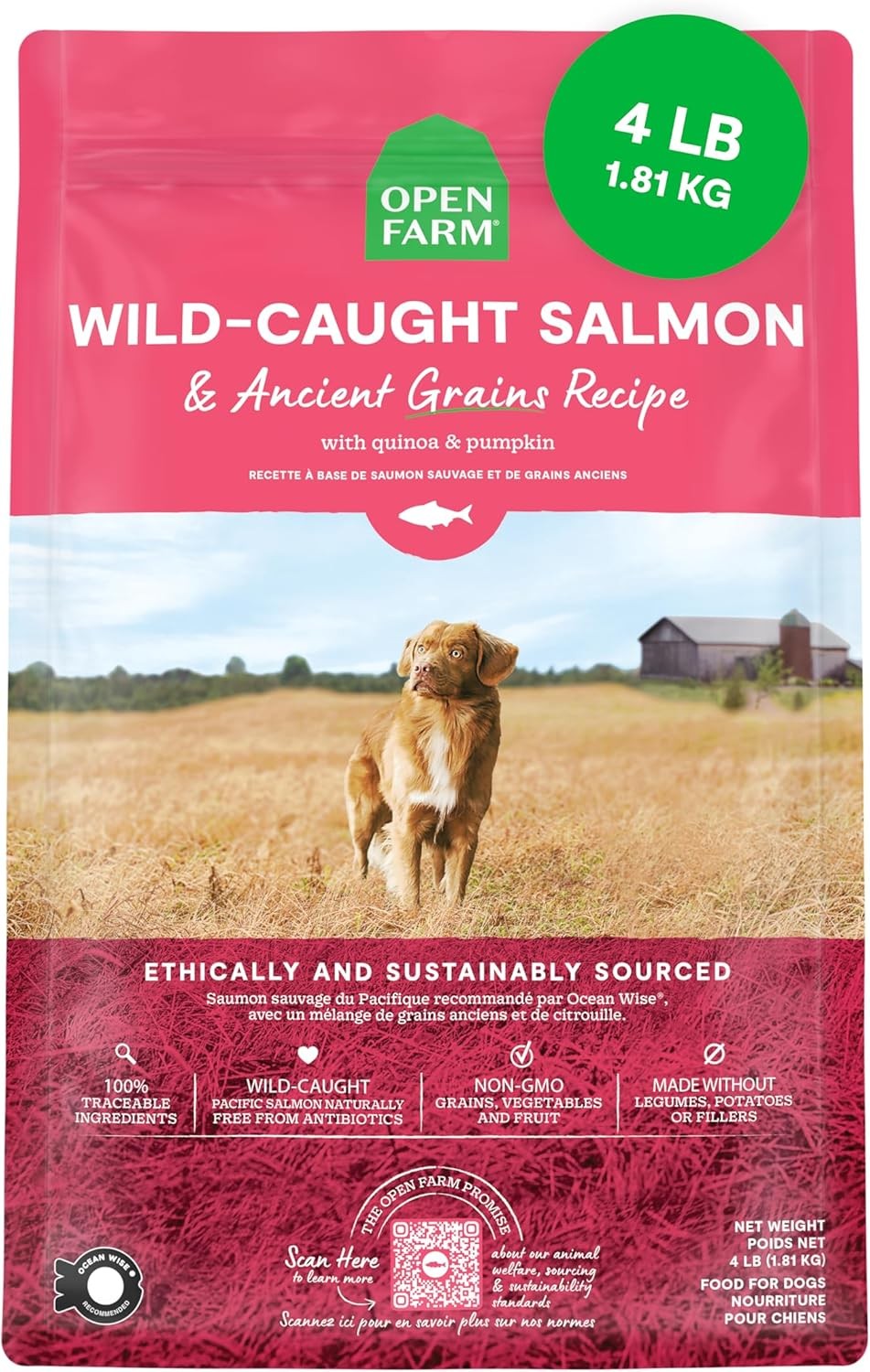  Ancient Grains Dry Dog Food, Protein-Rich & Nutrient Dense,