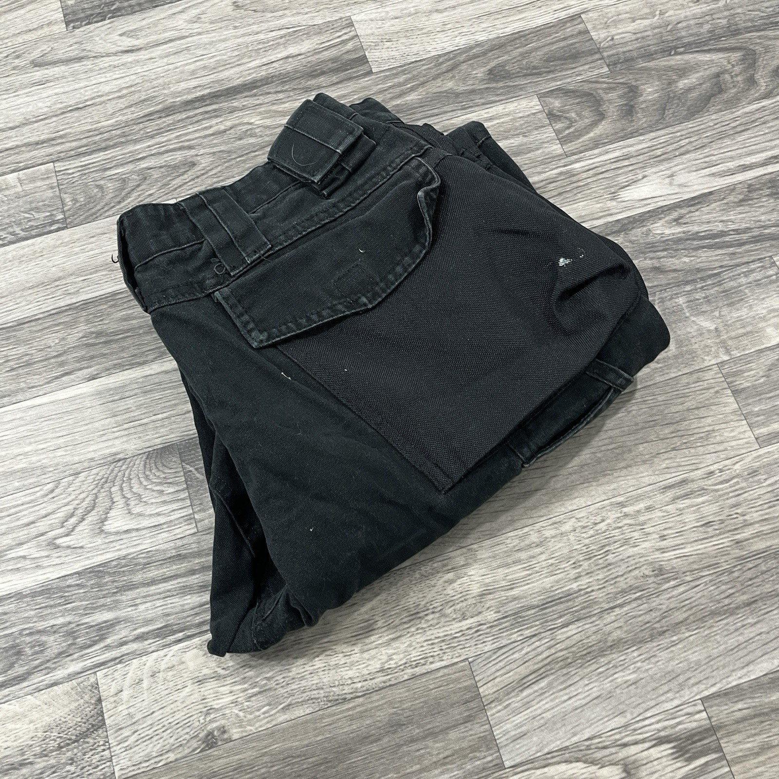 Men&rsquo;s W34xl30 Black Utility Cargo Heavy Duty