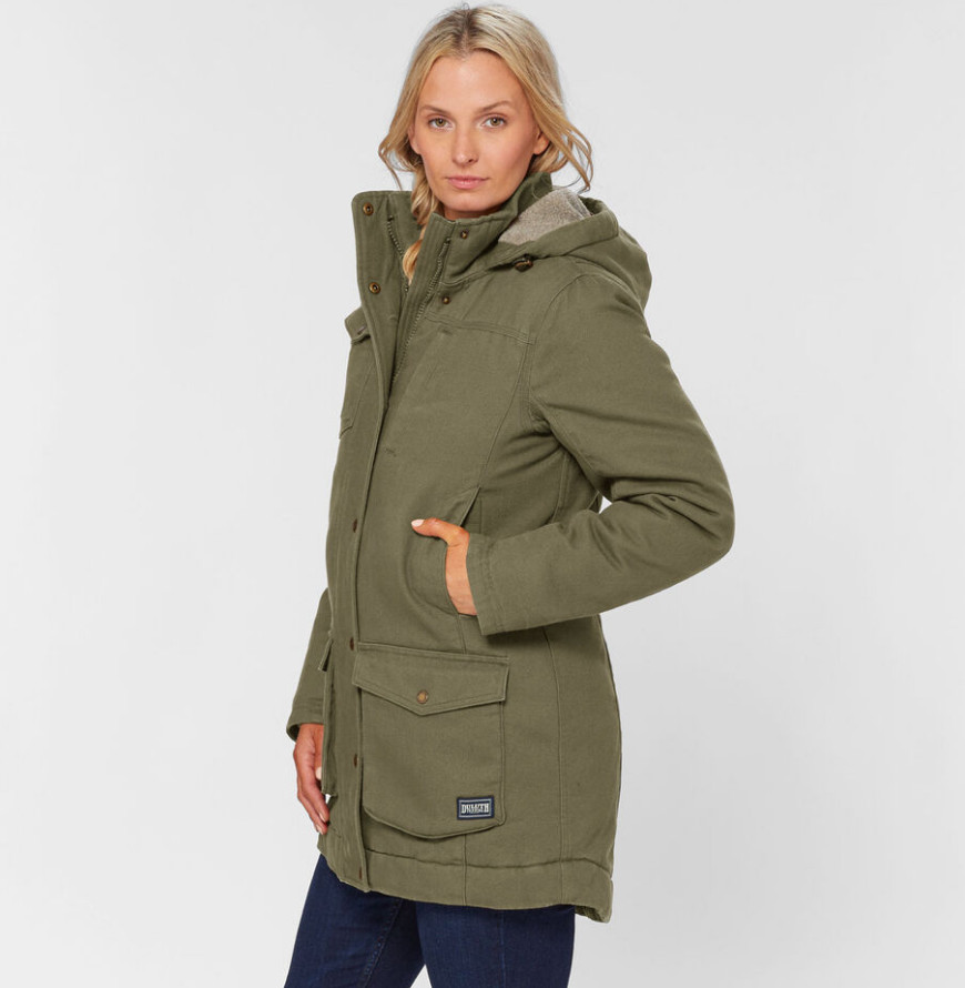 TOP SELLING Du.luth Women's Superior Fire Hose Insulated Parka, Loden