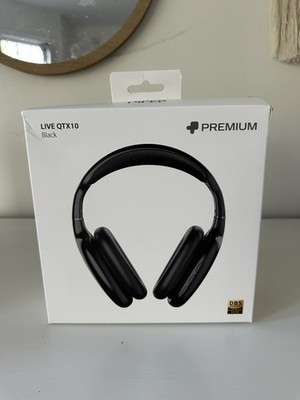 HIPER LIVE QTX10 Black Bluetooth Headphones Deep Bass USB-C Over-Ear