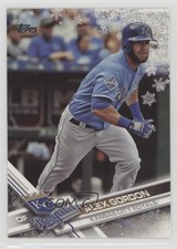 2017 Topps Holiday Wal-Mart Exclusive Metallic Snowflake Alex Gordon #HMW89 7zf