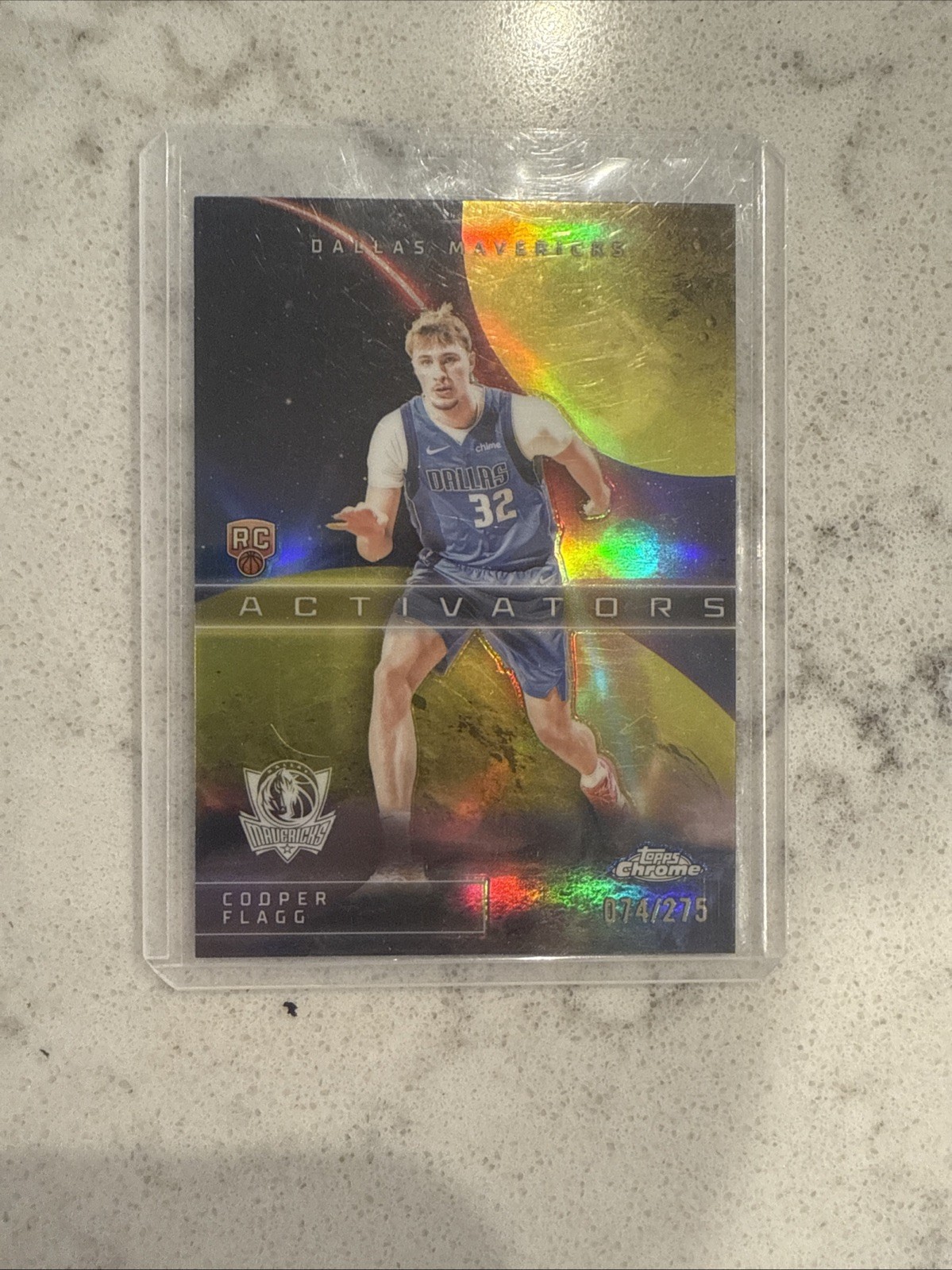 Cooper Flagg 2025 Topps Chrome Activators Yellow /275