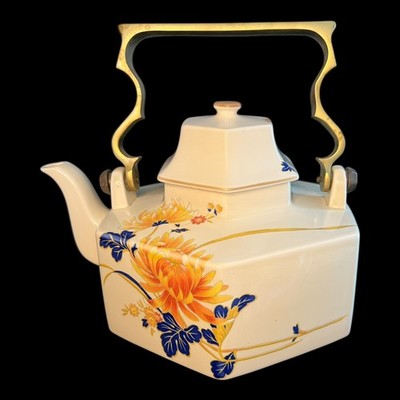 Brass Handle Mikasa Majestic F4005 Teapot 4 Cups
