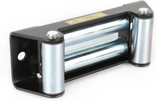 HLMOptimo 10 inch Winch Roller Fairlead 4 Way 10” Universal Mount Cable Guide 