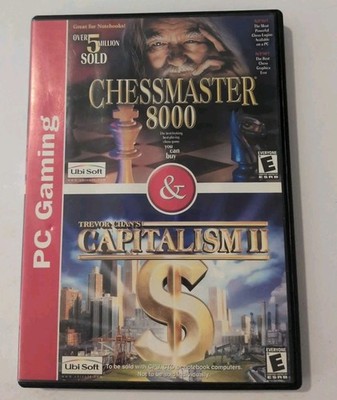 Chessmaster 8000/Trevor Chan's Capitalism II PC CD ROM B22