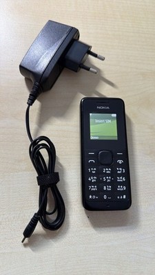 Nokia 105 (2017) TA-1034 schwarz komplett, geprüft, top Zustand Händler Garantie