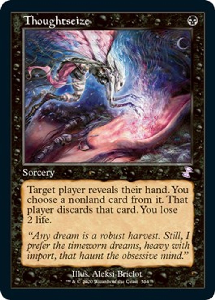 Thoughtseize Time Spiral: Remastered MTG LP card