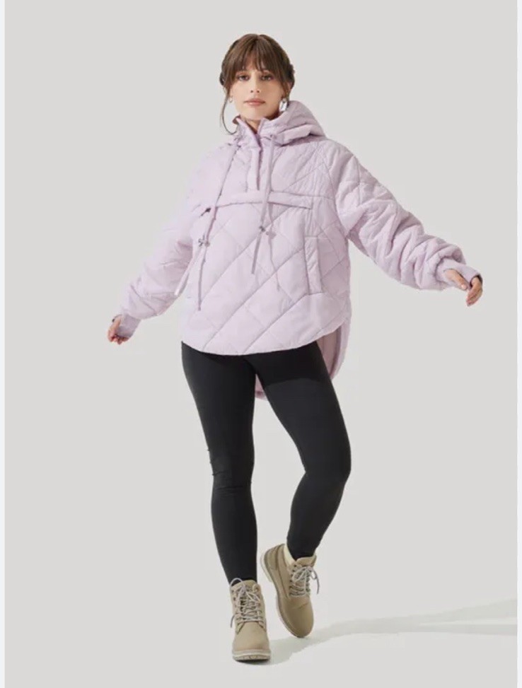 Popflex Oversized Puffer Jacket Pullover Hoodie P… - image 1